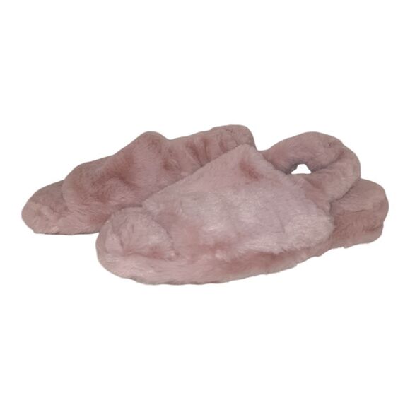 RACHEL Rachel Roy Shoes - Rachel Rachel Roy Pink Fuzzy Slippers